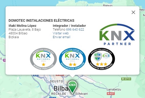 mapa KNX Partner xs